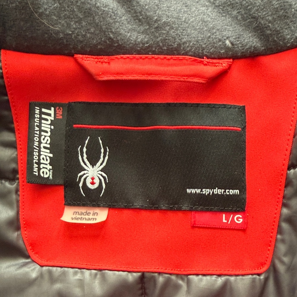 Spyder Men's Vibrant Red Ski Jacket - Picture 2 of 8